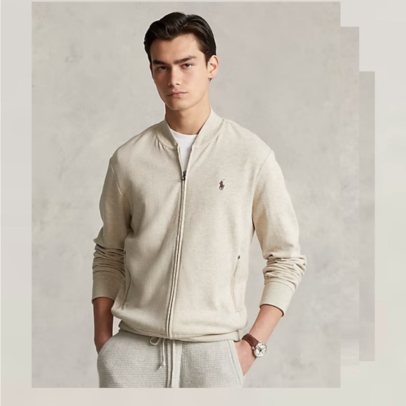 NWT Polo Ralph Lauren Men's Luxury Zip-Up Sweater XL